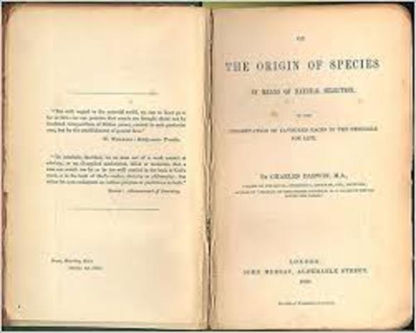 «Origen de las especies»,