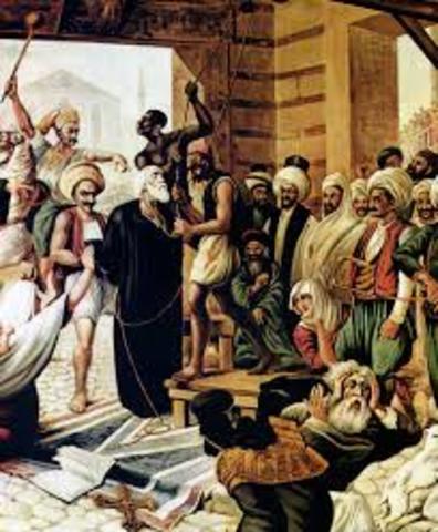 Απαγχονισμός του πατριάρχη Γρηγορίου Ε΄