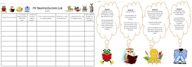 Reading Success Log finalised