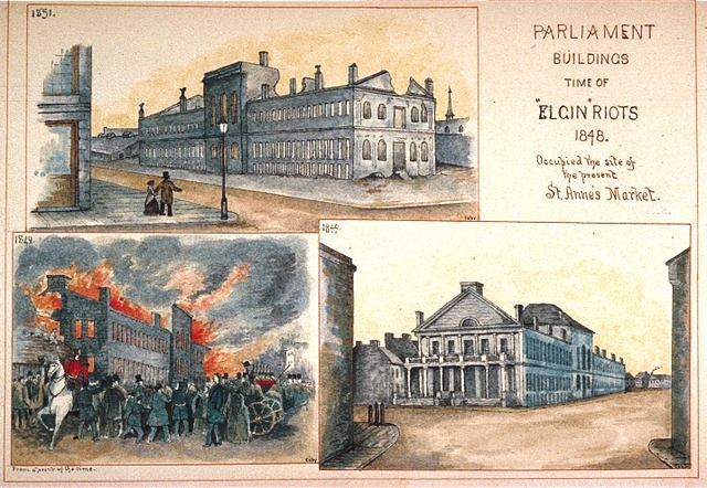 Burning of the Legislature