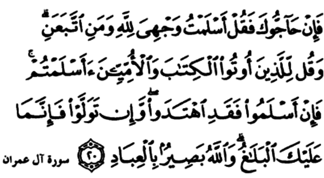 Muhammad Tells his Message to the people