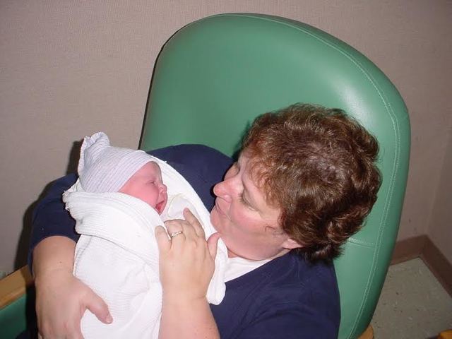 2001 - My grandma held me