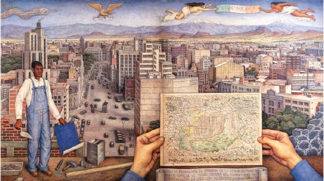 Obra Famosa: Paisaje de la Ciudad de Mexico