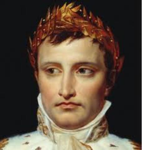 Napoleon crowns himself emperor, begins to create a vast European Empire