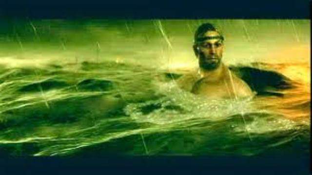 Beowulf swims to her lair