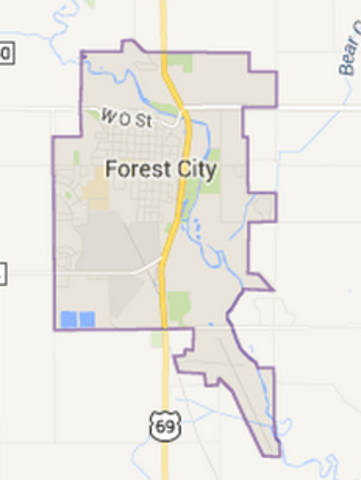 around this time I moved to Forest City