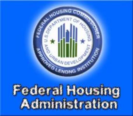 Federal Housing Administration was established