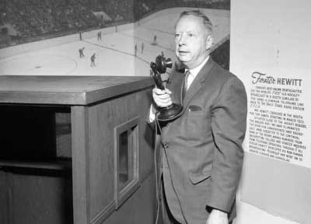 First prodcasted NHL game