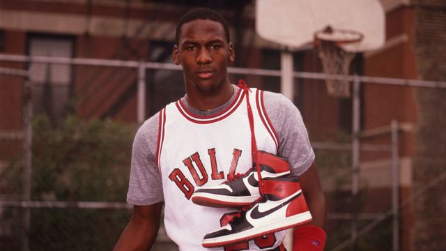 Michael Jordan signs with nike