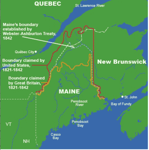 end of the Aroostook War