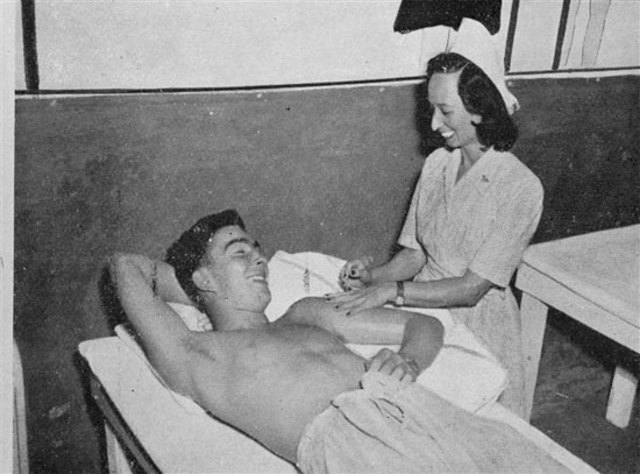 WWII wounded veterans start to return home