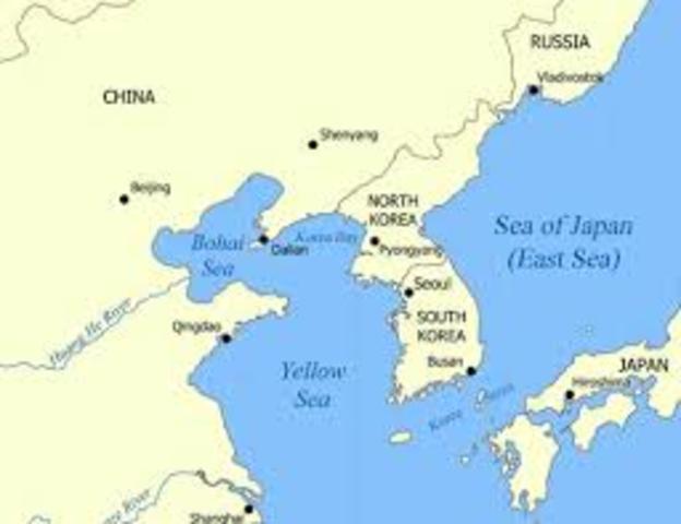 En el Mar amarillo...