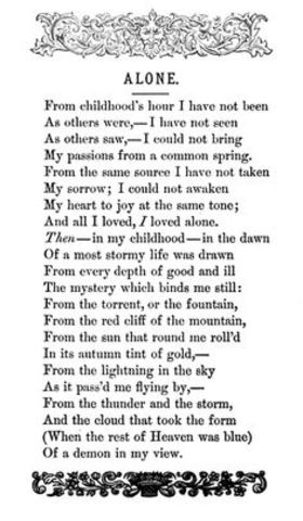 Edgar writes his first poem