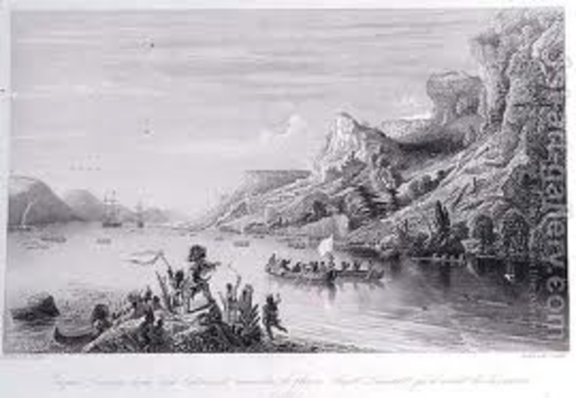 Cartier Travels up the St. Lawrence