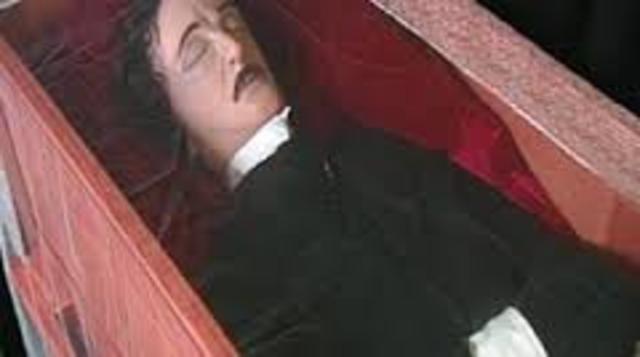 Edgar Allan Poe dies.