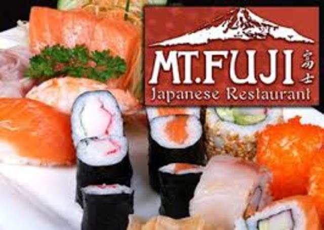 Favorite Food place- Mt fugi