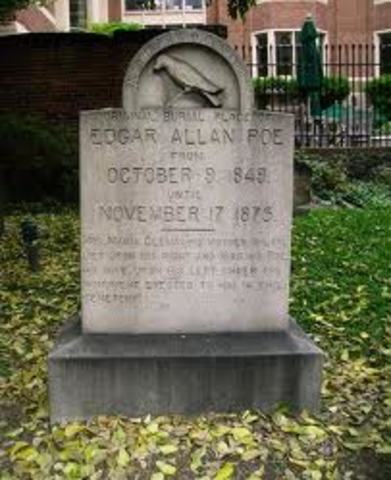 Edgar Allen Poe Dies.