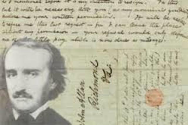 Poe Writes His First Poem