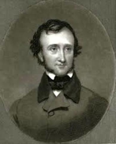 Poe writes his first poem.