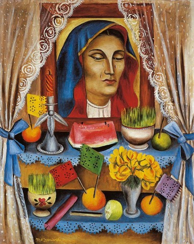 Su primera exposición de arte