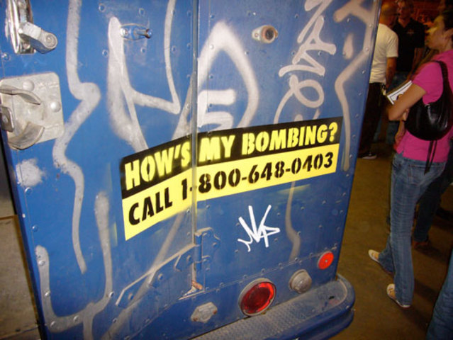 Bansky holds controversial "Barely Legal" exhibition