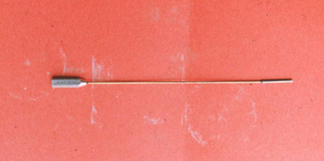 Marie made hollow needles filled with 'radium emanitor' to sterilize infected tissue