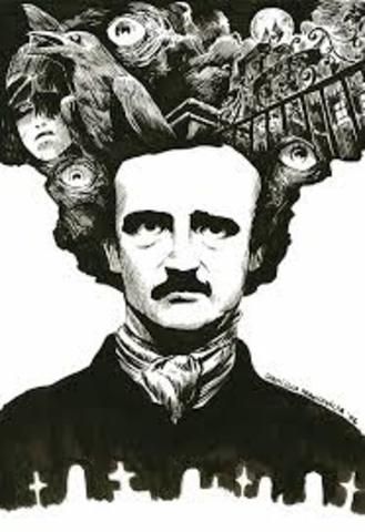 Poe enlists in the U.S. Army and shortly after his first book is published.