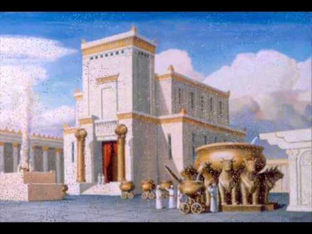 Solomon builds first sacred temple