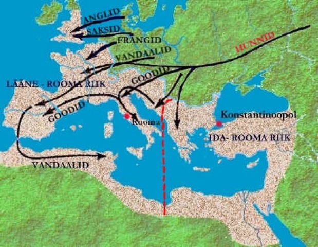 Rooma riigi lagunemine