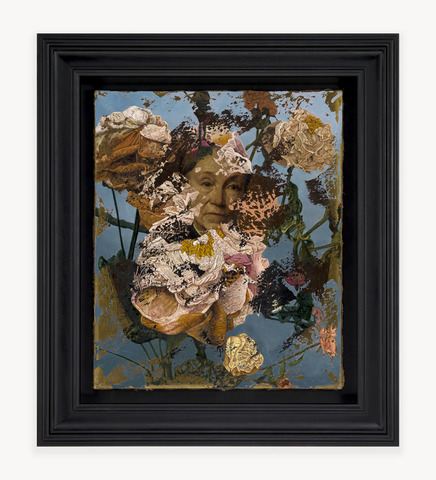 "Portrait of a Young Woman" by Keith Tyson