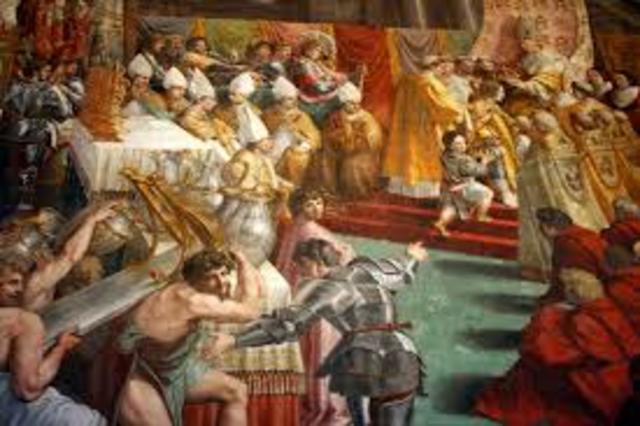 Signing Concordat of Bologna