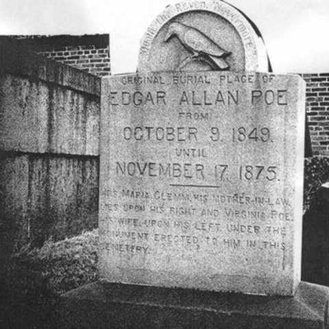 Edgar Allen Poe dies.