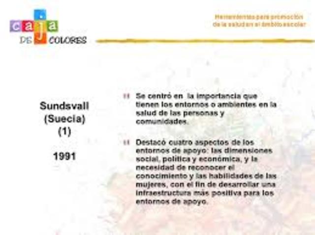 DECLARACIÓN DE SUNDSVALL SUECIA