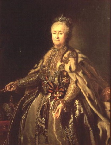 Catherine takes throne