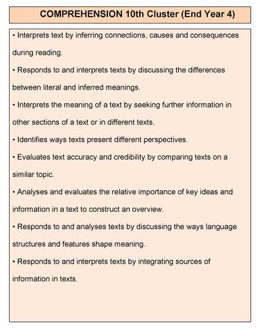 Reading and Comprehension Professional Learning