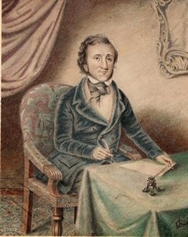 Poe writes his first poem.