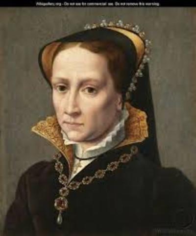 Mary becomes Queen of England