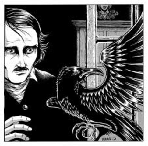 Poe publishes the poem, The Raven