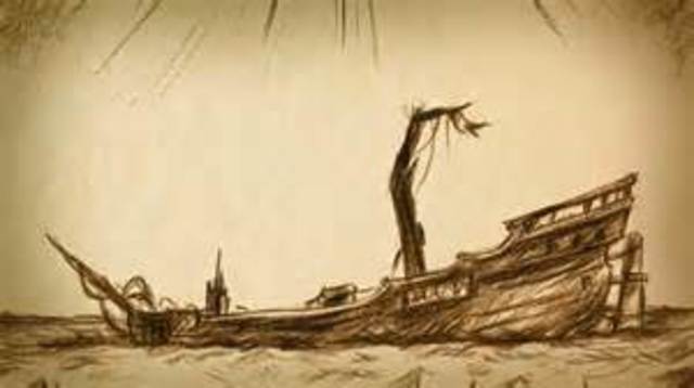 Poe writes his first novel "The Narrative of Arthur Gordon Pym"