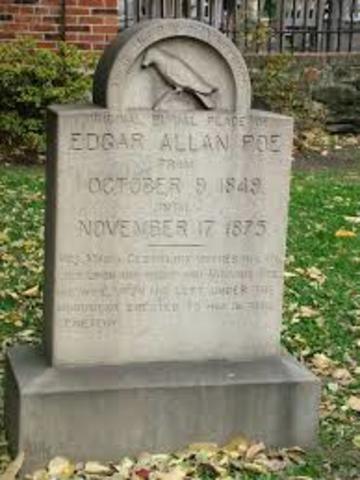 Edgar Allen Poe Dies.