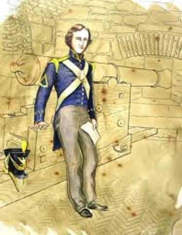 Poe enlists in the U.S. Army and shortly after his first book is published