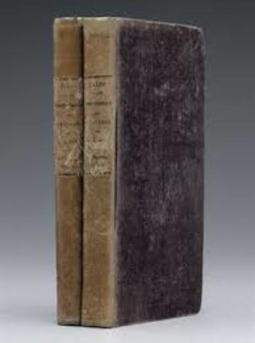 Poe's story collection Tales of the Grotesque and Arabesque is published in two volumes