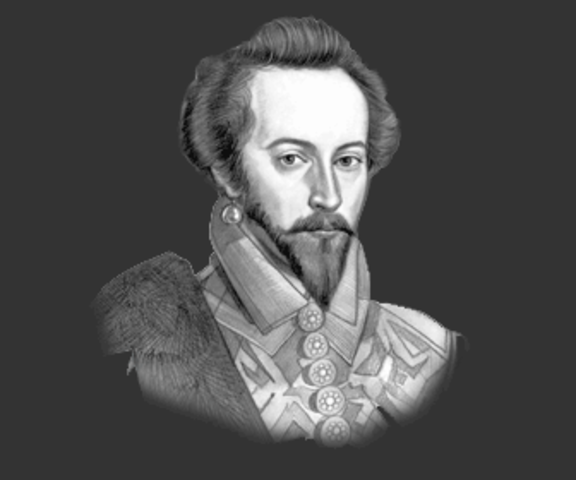 Walter Raleigh comes to the New World