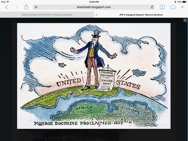 The Monroe doctrine