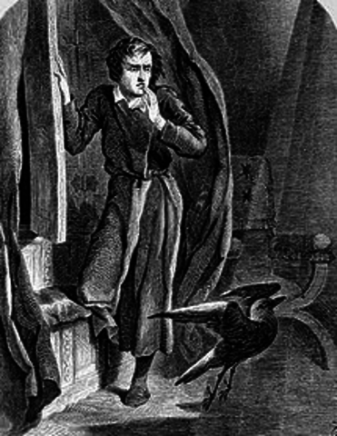 Poe publishes the poem, The Raven.