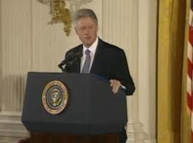 Apology from President Clinton