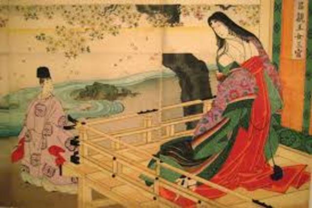 Lady Murasaki Shikibu Writes The Tale of Genji