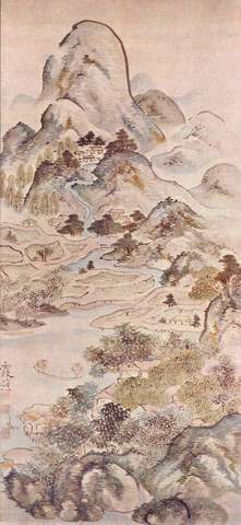 Landscape painting began