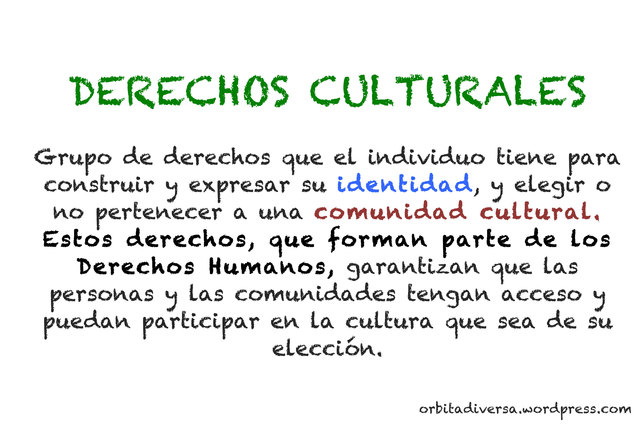 Declaración de la UNESCO sobre los derechos culturas