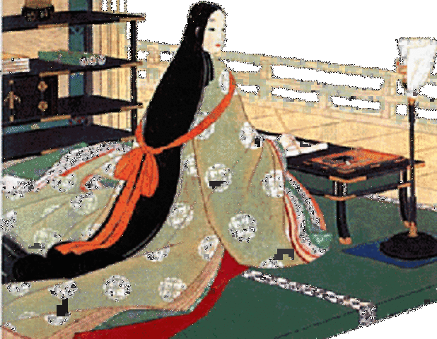 Lady Murasaki Shikibu Writes "The Table of Genji"